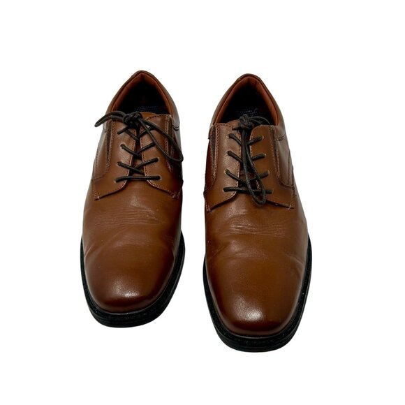 Nunn‎ Bush Mens Brown Leather Derby Dress Shoes Size 10 - Picture 3 of 9
